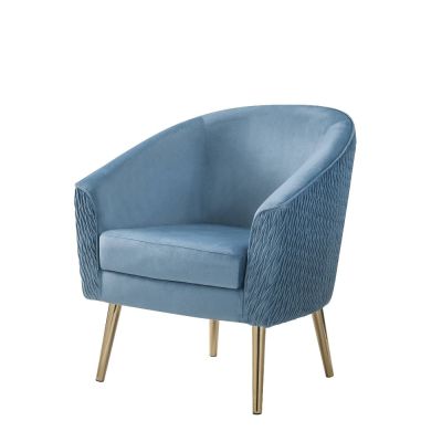 Benny Accent Chair 59887 Blue By Acme Furniture