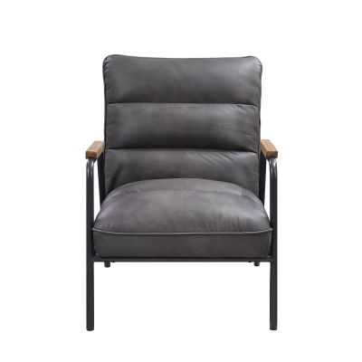 Nignu Accent Chair 59950 Gray By Acme Furniture