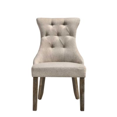 Gabrian Side Chair 60173 Beige By Acme Furniture