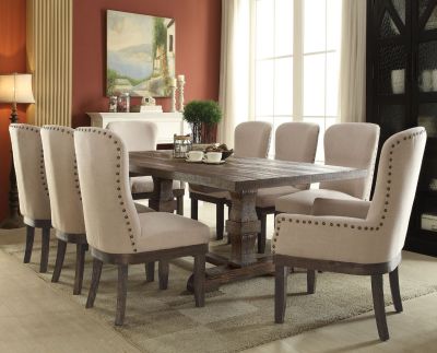 Landon Dining Table 60737 Brown By Acme Furniture