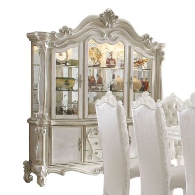 Versailles Hutch & Buffet 61134 Bone By Acme Furniture