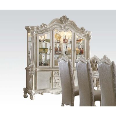 Versailles Hutch & Buffet 61134 Bone By Acme Furniture