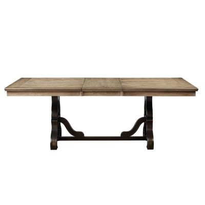 ACME Nathaniel Dining Table Maple Finish