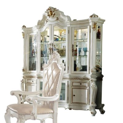 Picardy Hutch & Buffet 63464 Pearl By Acme Furniture