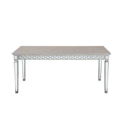 Varian Dining Table 66160 Platinum By Acme Furniture