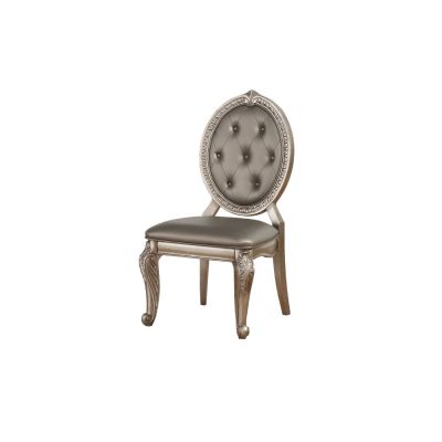 Northville Side Chair 66922 Silver By Acme Furniture