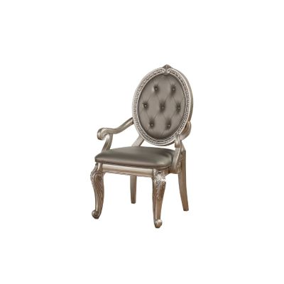 Northville Arm Chair 66923 Silver By Acme Furniture