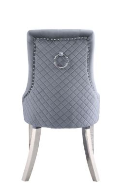 Satinka Side Chair 68264 Gray By Acme Furniture