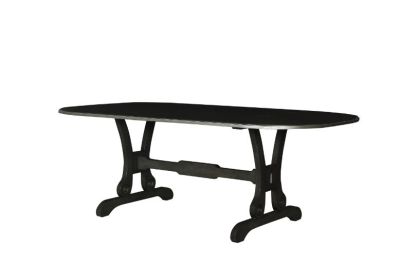 House Beatrice Dining Table 68810 Charcoal By Acme Furniture