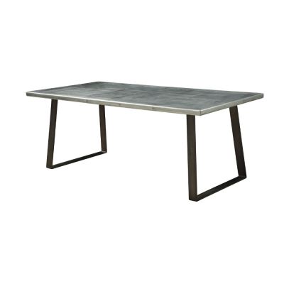 Kaylia Dining Table 70105 Aluminum By Acme Furniture