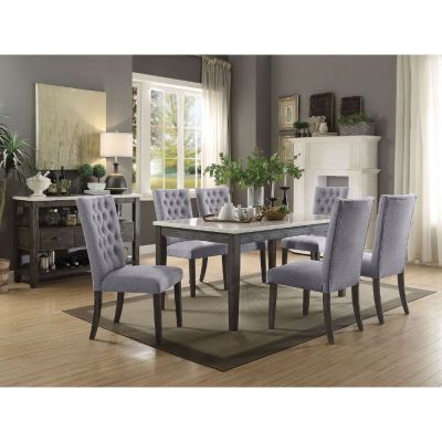 Merel Dining Table 70165 White By Acme Furniture