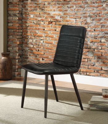 Hosmer Side Chair 70422 Black By Acme Furniture