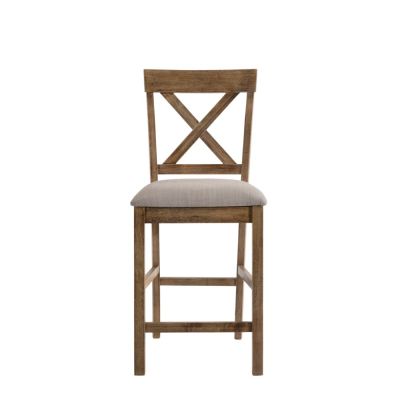 Martha II Counter Height Chair 70832 Linen By Acme Furniture