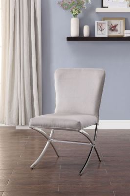 Daire Side Chair 71182 Beige By Acme Furniture