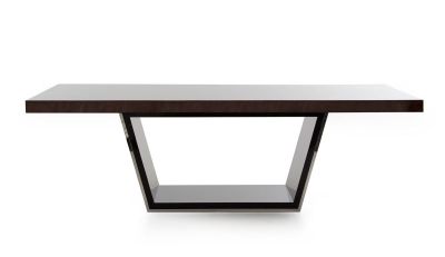 Modrest Christa Modern Ebony High Gloss Dining Table