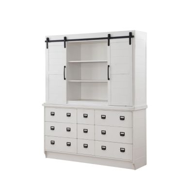 Renske Hutch & Buffet 71853 White By Acme Furniture