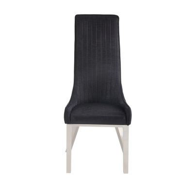 Gianna Side Chair 72474 Black By Acme Furniture