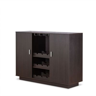 Hazen Wine Cabinet 72615 Espresso By Acme Furniture