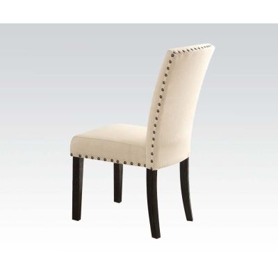 Nolan Side Chair 72852 Linen By Acme Furniture