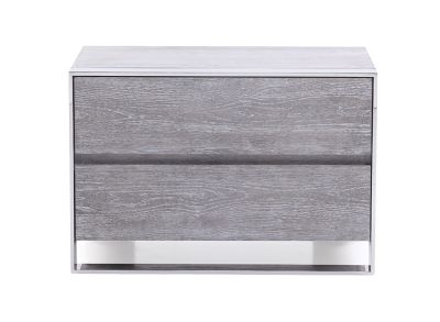 Modrest Arlene Modern Grey Elm Nightstand