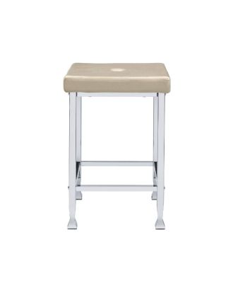 Raine Counter Height Stool 74007 Beige By Acme Furniture