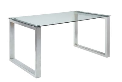 Abraham Dining Table 74015 Chrome By Acme Furniture