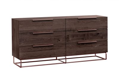 Nova Domus Benzon Italian Modern Dark Rovere Dresser