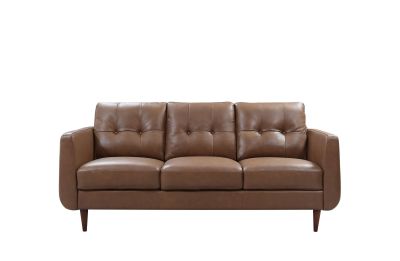 Divani Casa Lyman - Modern Brown Sofa 