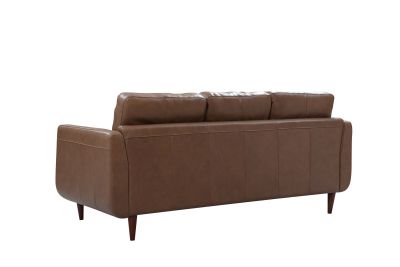 Divani Casa Lyman - Modern Brown Sofa 