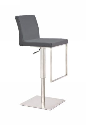 Modrest Folsum - Modern Grey Bar Stool