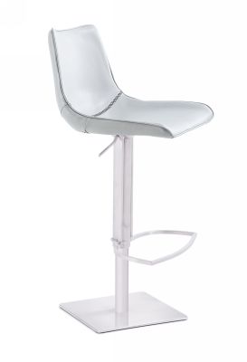 Modrest Manning - Modern White Bar Stool 