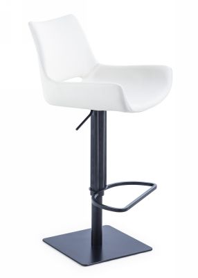 Modrest Niles - Modern White Bar Stool 