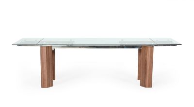 Modrest Helena - Modern Extendable Glass Dining Table - Large 