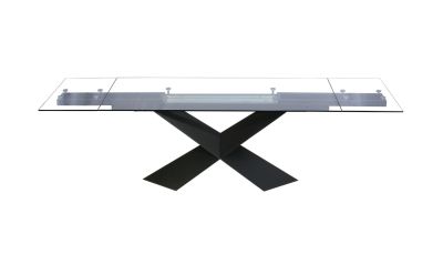 Modrest Scott - Modern Extendable Glass Dining Table