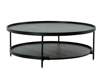 Modrest Mitchell - Black Iron Round Coffee Table