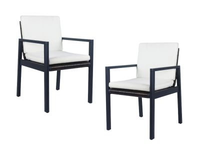 Renava Cuba - Modern Outdoor Dining Chair Set of 2