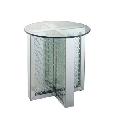 Nysa Coffee & End Table 80217 Mirrored By Acme Furniture