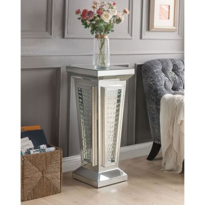 Nysa Accent Table 80392 Mirrored By Acme Furniture