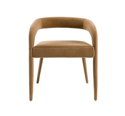 Modrest Mundra - Modern Tan Fabric Dining Chair