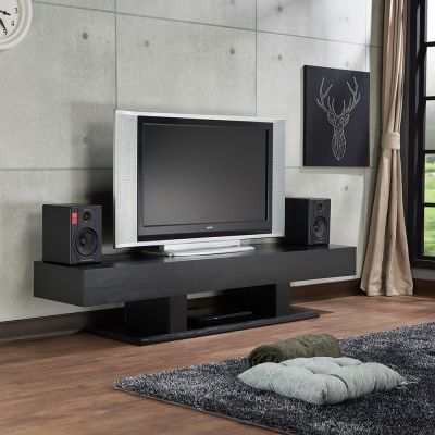 Follian Tv Stand 80635 Black By Acme Furniture