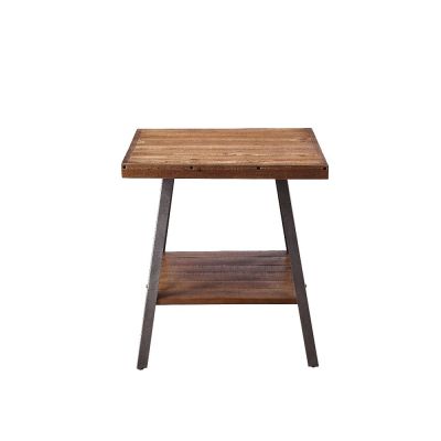 Ikram Coffee & End Table 81177 Oak By Acme Furniture