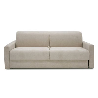 Lamod Italia Revers - Italian Modern Sand Fabric Queen Sofa Bed