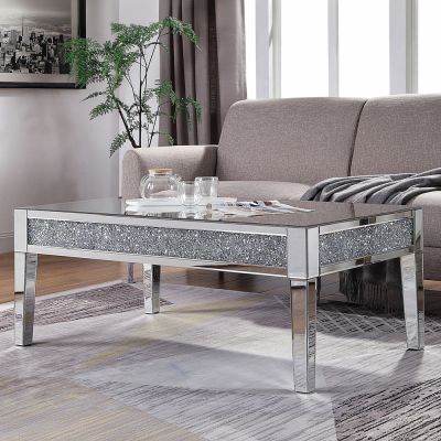 Noralie Coffee & End Table 81415 Mirrored By Acme Furniture