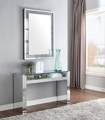 Nysa Sofa Table 81473 Mirrored By Acme Furniture