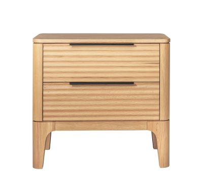 Modrest Seattle - Modern Natural Oak Nightstand