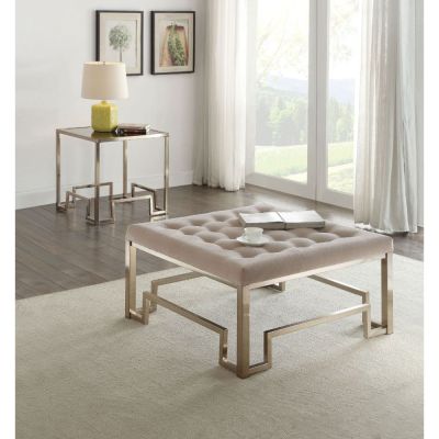 Damien Ottoman 81625 Beige By Acme Furniture