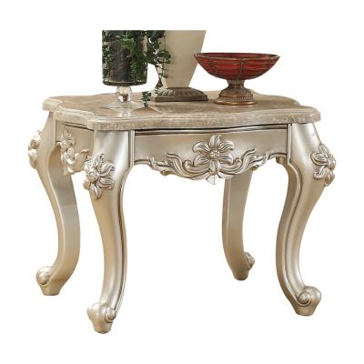 Bently Coffee & End Table 81667 Champagne By Acme Furniture