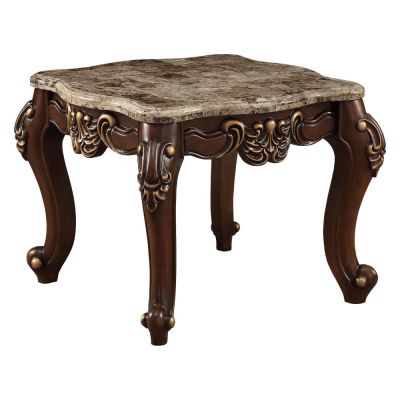 Mehadi Coffee & End Table 81697 Walnut By Acme Furniture