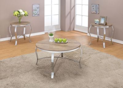 Malai Coffee & End Table 81705 Oak By Acme Furniture