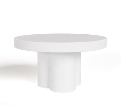 Modrest Bruni - Modern White Concrete Coffee Table